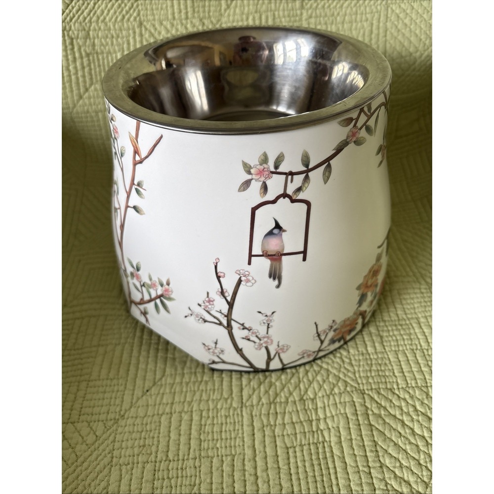 Elevated Decorative removable Dog Bowl Stainless Steel Feeder Large 3.8 Cup 7"
